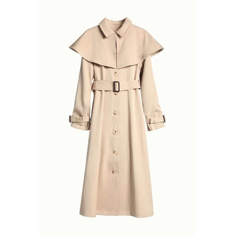 DRESS+ トレンチコート レディース ロングコート 膝下丈 2way 春 DRESS+ トレンチコート レディース ロングコート 膝下丈 2way 春