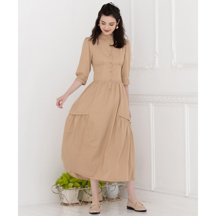 DRESS+（ドレスプラス） ワンピース フレアワンピース デイリー 食事会