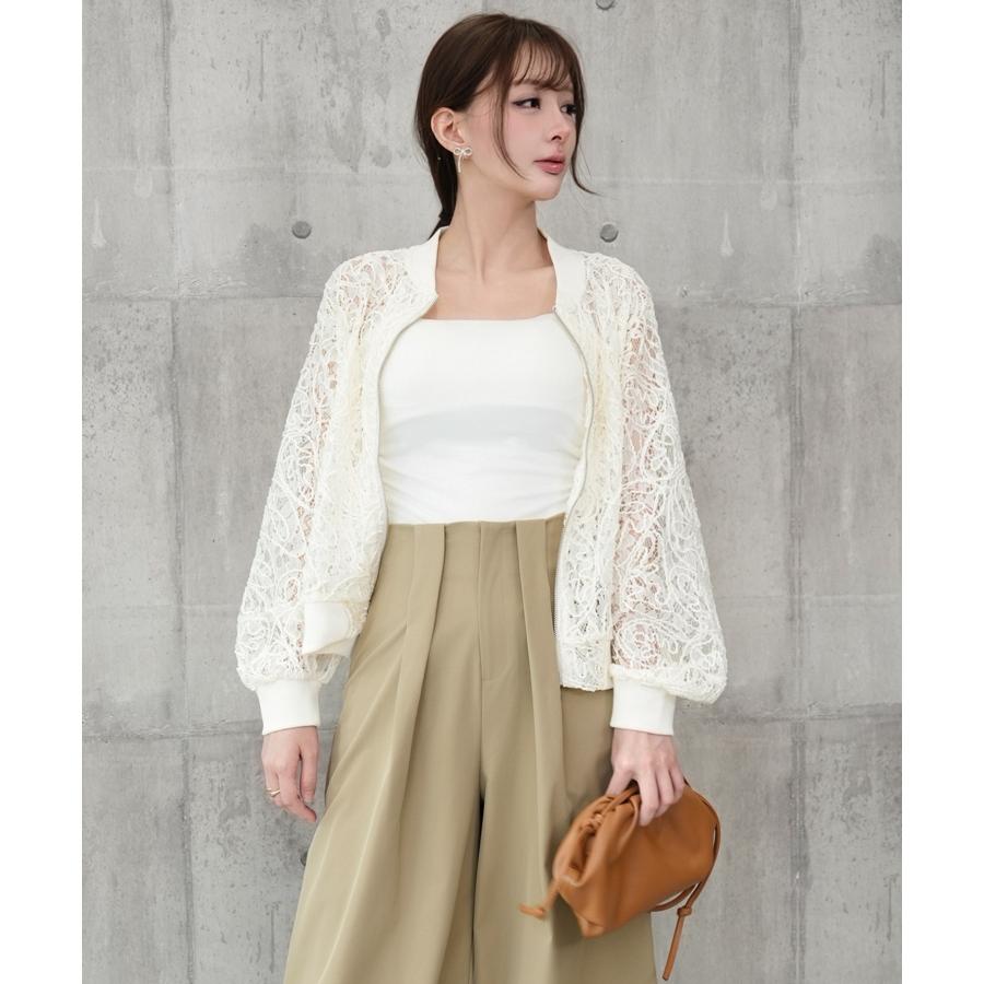美品☆Ameri EVELYN LACE BLOUSON 刺繍 レース ブルゾン Embroidered Jacket– Arianne Elmy