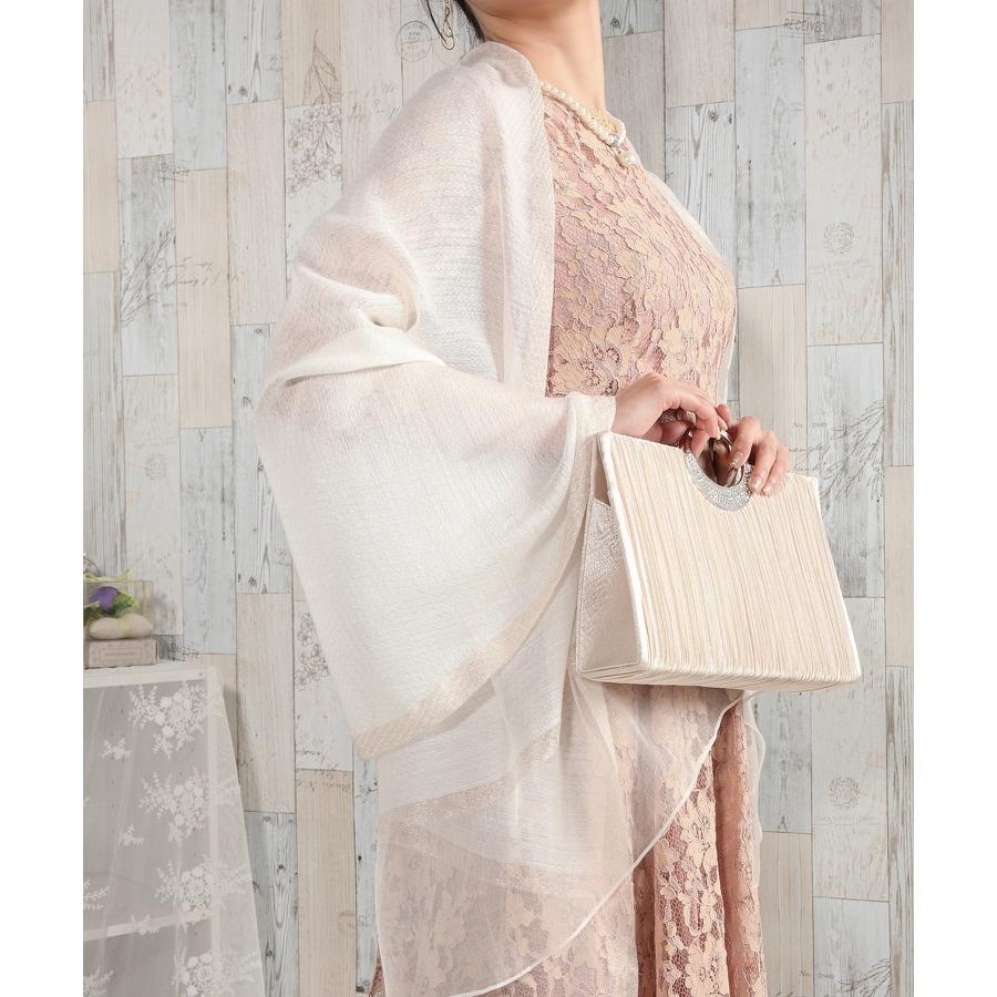 DRESS+ パーティー ストール ショール ラメ入り 薄手 シフォン DRESS+ パーティー ストール ショール ラメ入り 薄手 シフォン