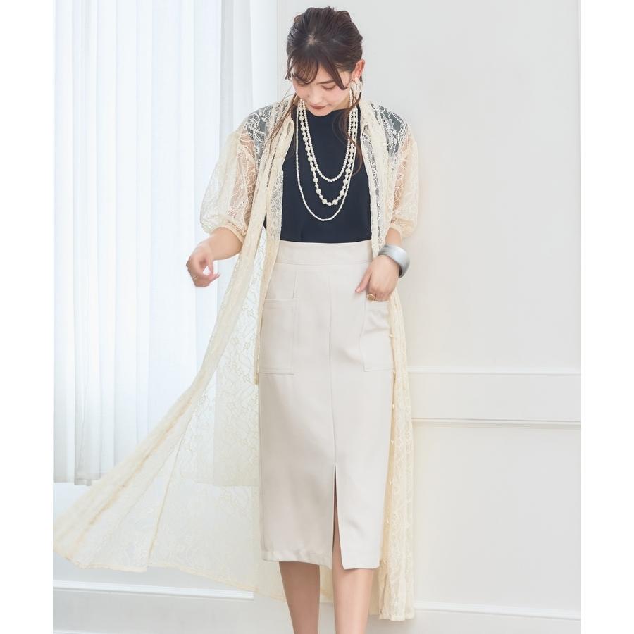 フォーマルドレス 白いドレスとカーディガン DRESS+（ドレスプラス） パーティードレス フォーマルワンピース