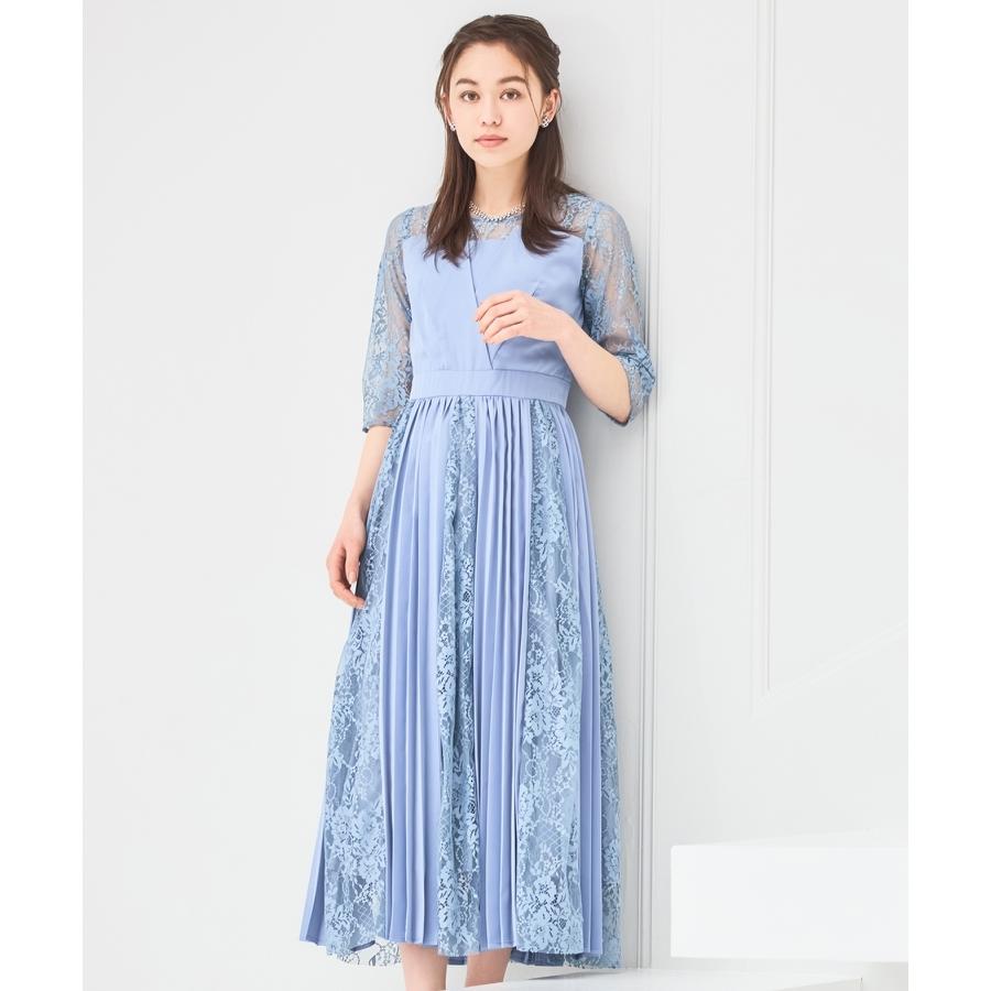 DRESS+ パーティードレス 結婚式 披露宴 二次会 ワンピース 袖