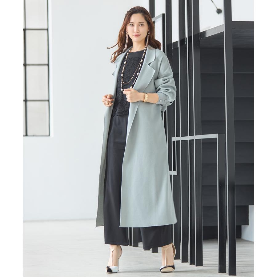 DRESS+ コート ガウンコート ロングコート レディース 秋 冬 DRESS+ コート ガウンコート ロングコート レディース 秋 冬