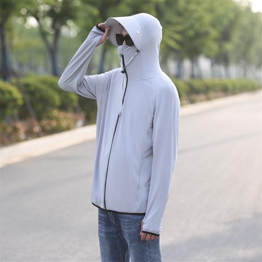 メンズ パーカー 長袖 フード付き Uvカット 日焼け止め ジャケット 接触冷感 吸汗速乾 ジップパーカー メンズ アウトドア 夏用 夏物 Dtp Dresstell 通販 Yahoo ショッピング