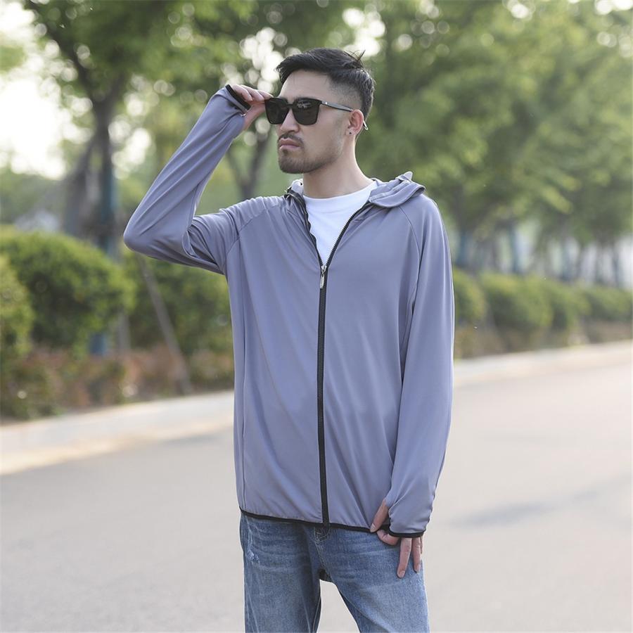 メンズ パーカー 長袖 フード付き Uvカット 日焼け止め ジャケット 接触冷感 吸汗速乾 ジップパーカー メンズ アウトドア 夏用 夏物 Dtp Dresstell 通販 Yahoo ショッピング
