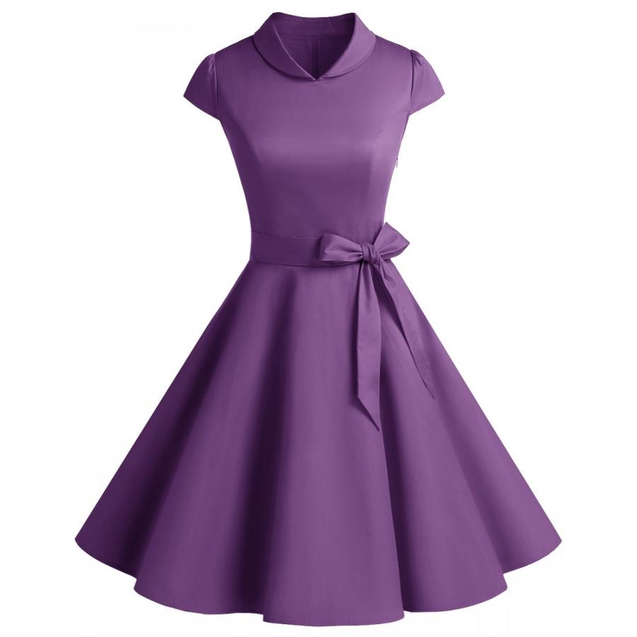 Dresstell ドレステル ロカビリースイングワンピース レトロ キャップ袖 ベルト付き レディーズ 安い Dtcp Dresstell 通販 Yahoo ショッピング