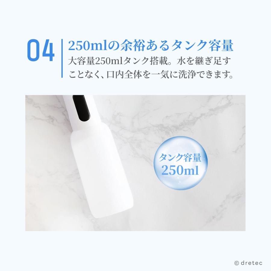 ドリテック 公式 口腔洗浄器 「ジェットクリーン グリフィ」 ジェット