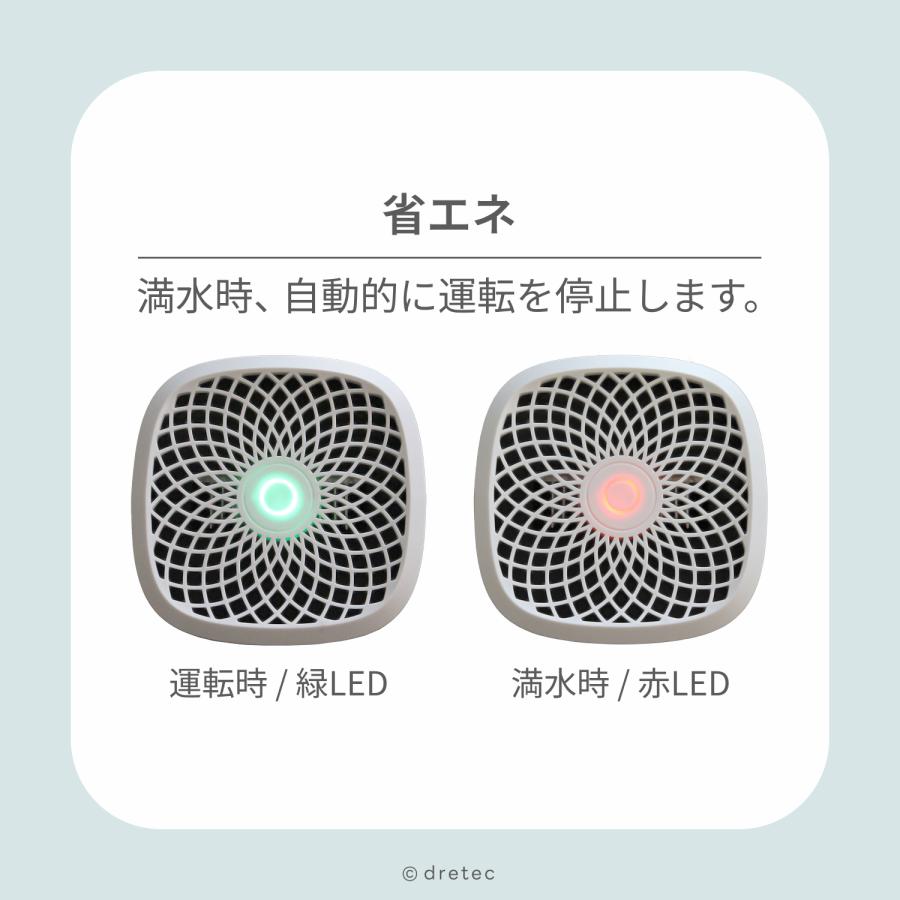 ドリテック 公式 除湿器 「ロワン」 除湿器 小型 コンパクト ペルチェ