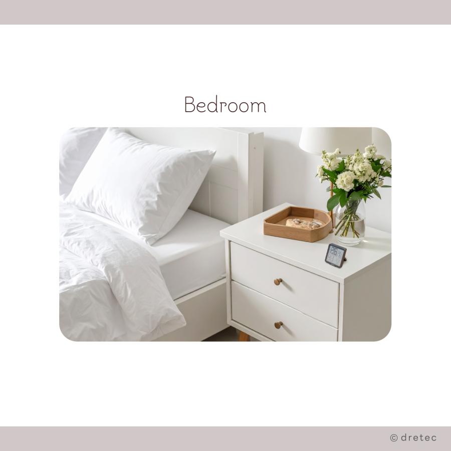 ドリテック 公式 デジタル温湿度計 「リテーモ」 温湿度計 デジタル 壁掛け インフルエンザ 温度計 湿度計 大画面 見やすい おしゃれ 健康 管理 dertec O-449 | ドリテック | 07