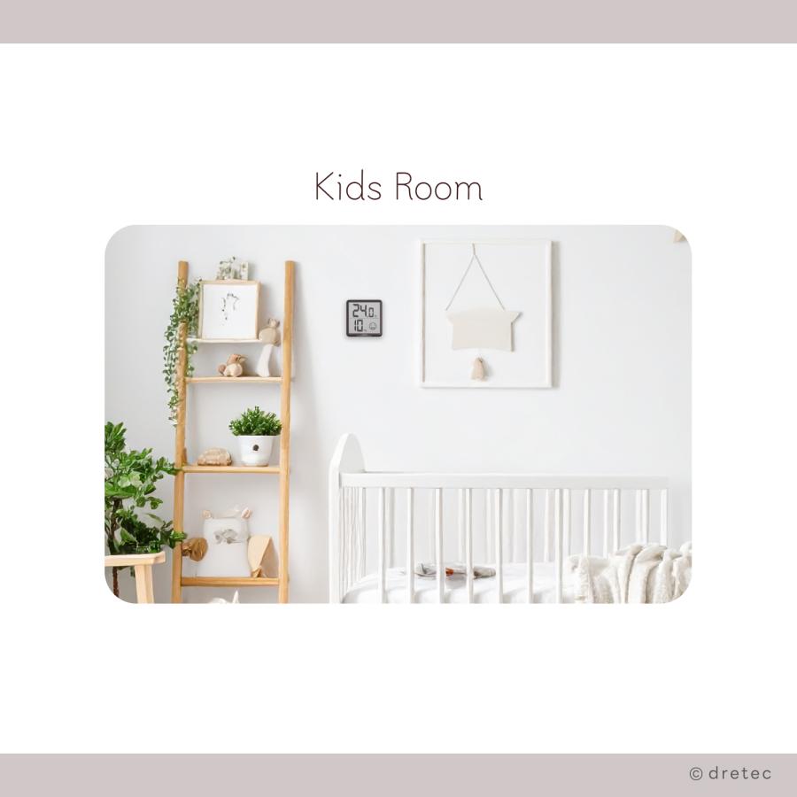 ドリテック 公式 デジタル温湿度計 「リテーモ」 温湿度計 デジタル 壁掛け インフルエンザ 温度計 湿度計 大画面 見やすい おしゃれ 健康 管理 dertec O-449 | ドリテック | 09