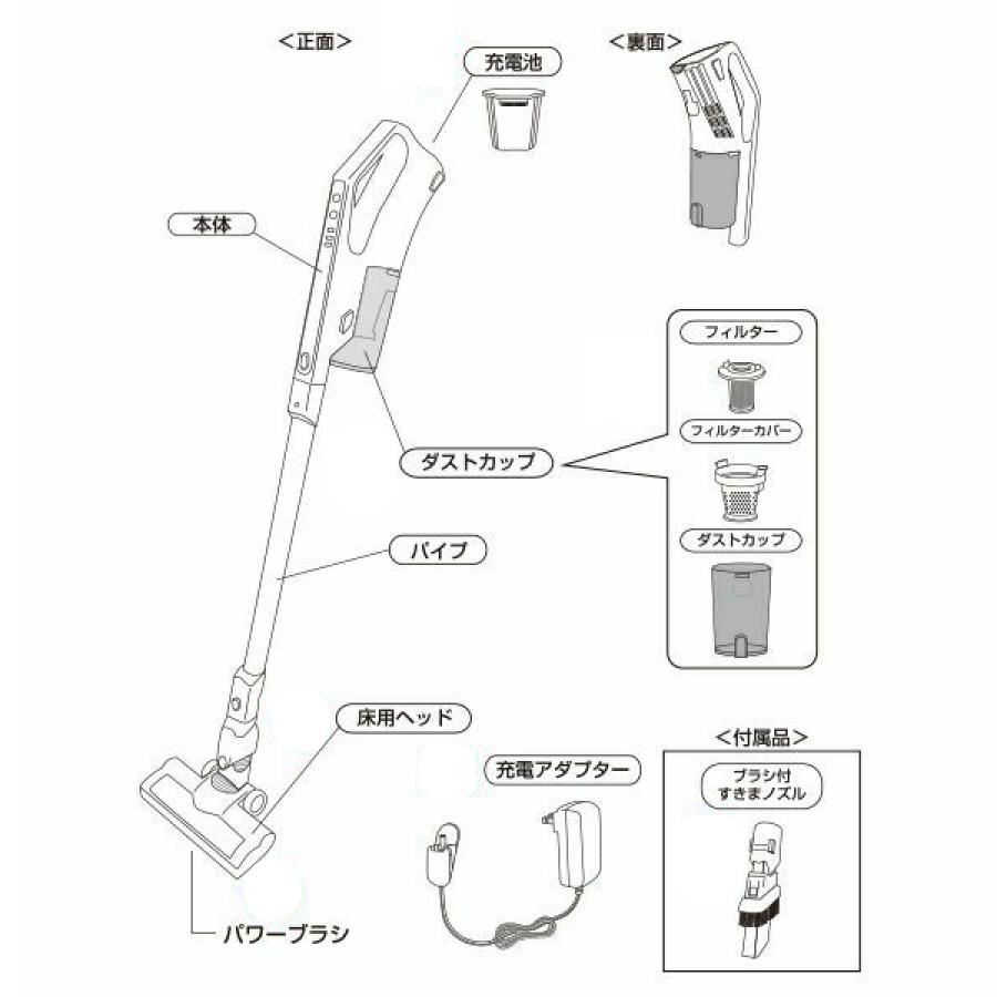 ドリテック 公式 サイクロンクリーナー 掃除機 VC-805専用 部品