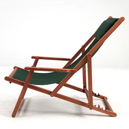 デッキチェア ガーデンチェア グリーン 木製チェア 折りたたみ アウトドア サマーベッド キャンプ ドレヴァース Yahoo 店 通販 Yahoo ショッピング