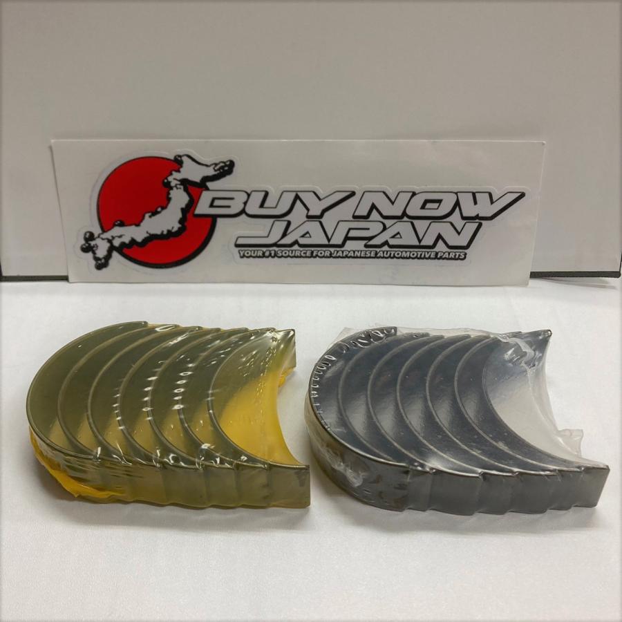 21クラス用 前後セラミックベアリング セット　O,Sエンジン他に送料込み STM ハイパフォーマンス エンジンベアリングセット 【 MC18・21