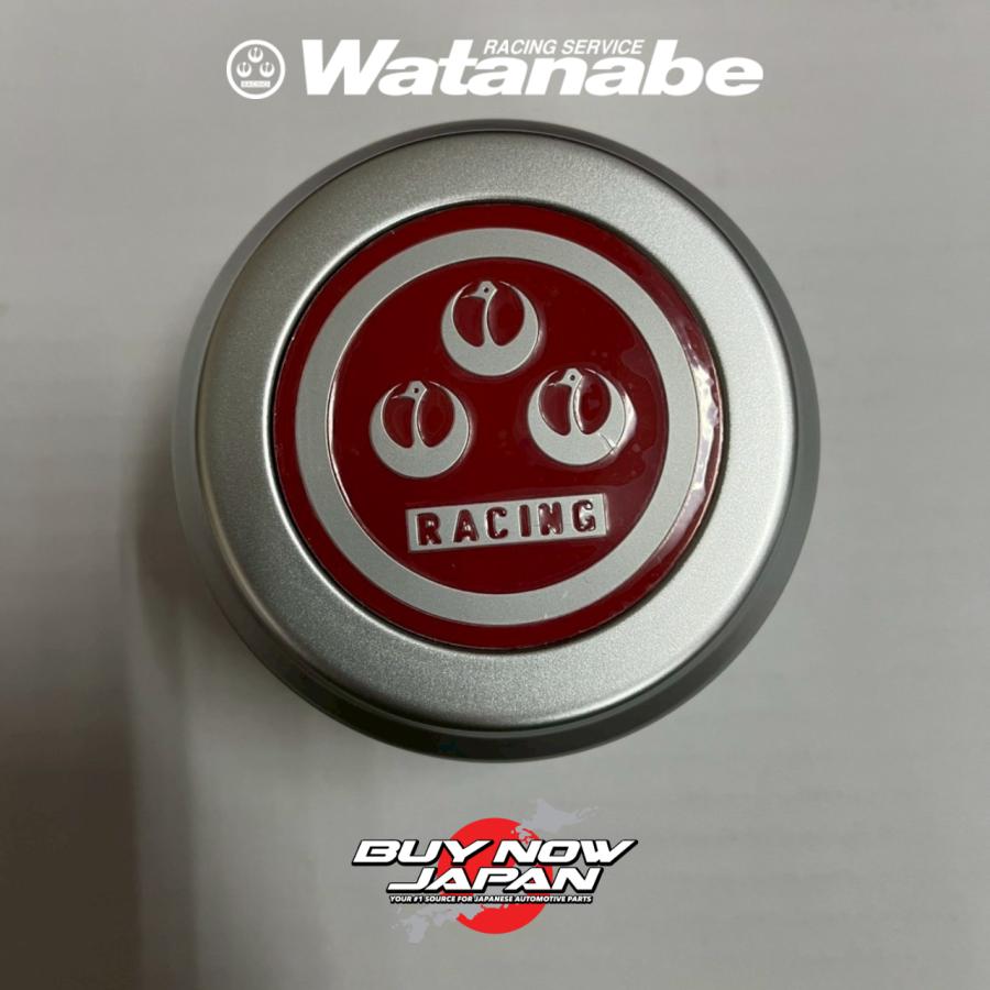 【在庫あり即納】RS Watanabe ホイール センターキャップ 4WD用汎用タイプ Φ108-H85 シルバー ワタナベ 1個 バラ売り ...