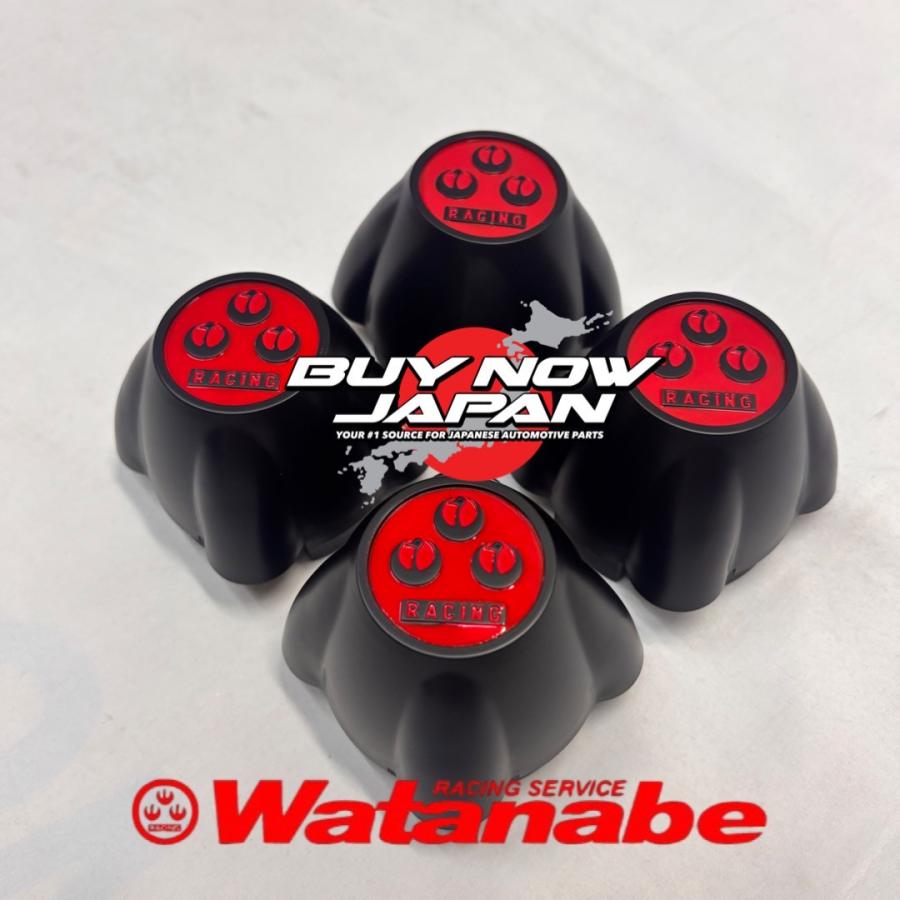 新タイプ RS Watanabe ホイール センターキャップ 砲弾形タイプ