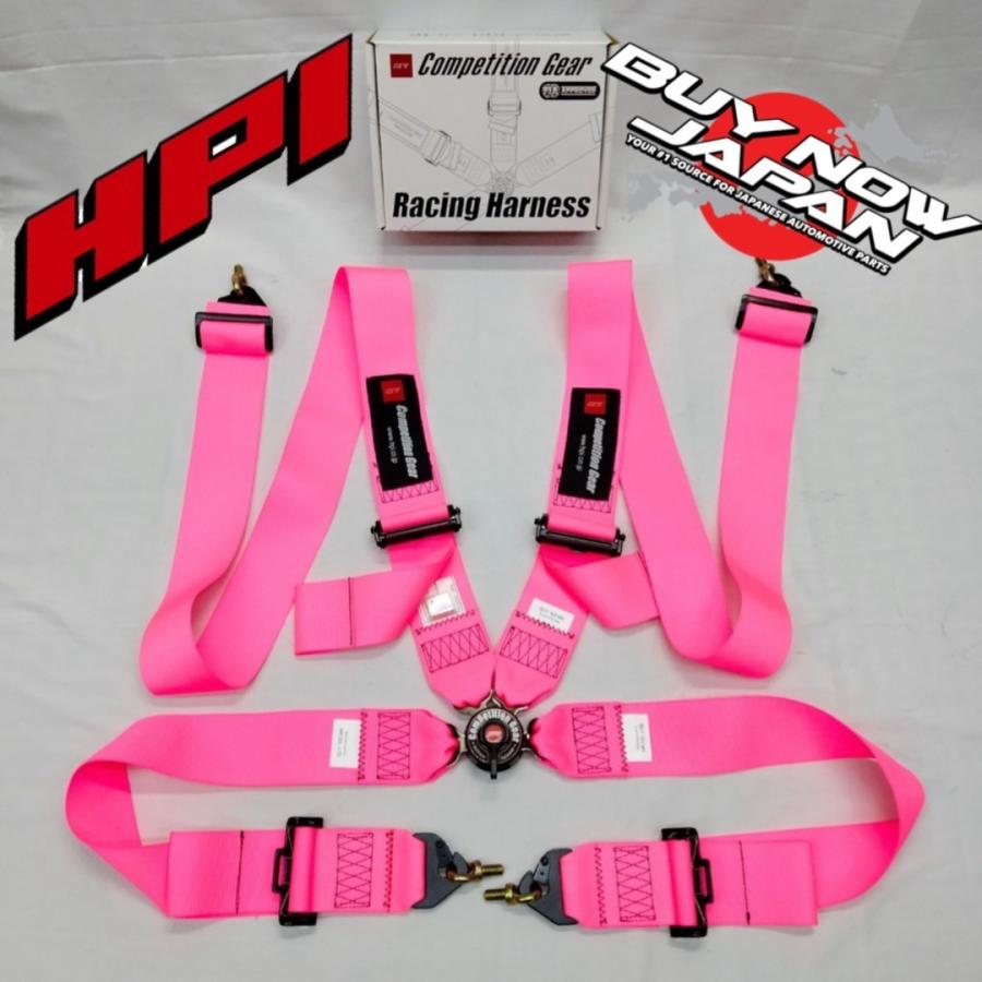 在庫あり・送料無料】HPI FIA規格公認 4点式レーシングハーネス 助手席 