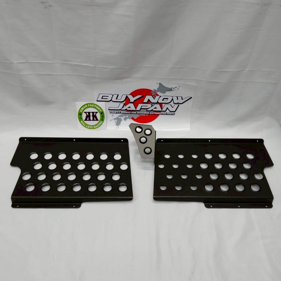 アルマイト加工【黒】AE86 右ハンドル車専用 ジーマン フットレスト