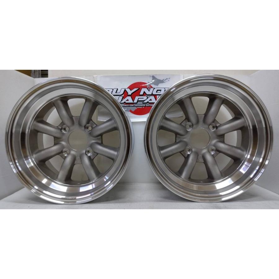 在庫あり即納】RS Watanabe R TYPE 14×8J-6 4H-114.3 地肌 在庫あり即納】RS Watanabe R TYPE 14×8J-6 4H-114.3 地肌