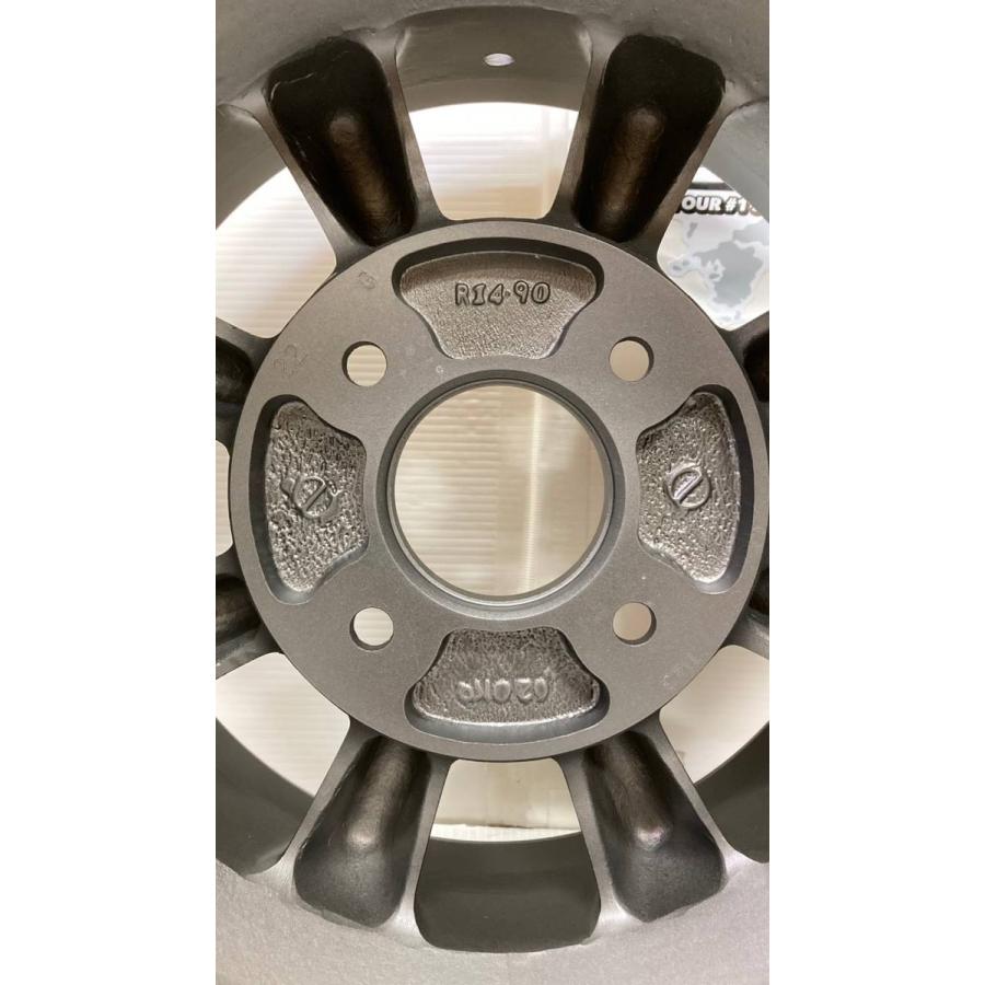 【ワタナベ】アルミホイール2本セット【14インチ9.5J】【114.3】 在庫あり 即納】RS Watanabe R TYPE 14×9J-19 4H-114.3 ブラック