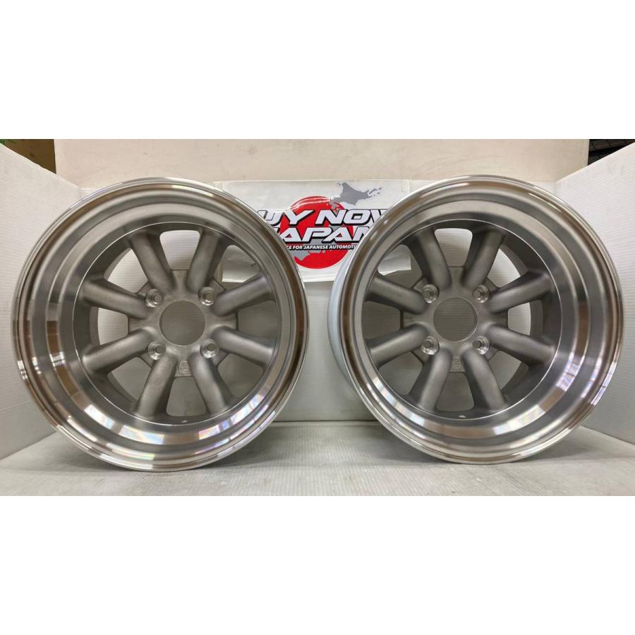 Watanabe R TYPE 14×9J-19 4H-114.3 地肌シルバー(廃盤色) 14 Watanabe R TYPE 14×9J-19 4H-114.3 地肌シルバー(廃盤色) 14