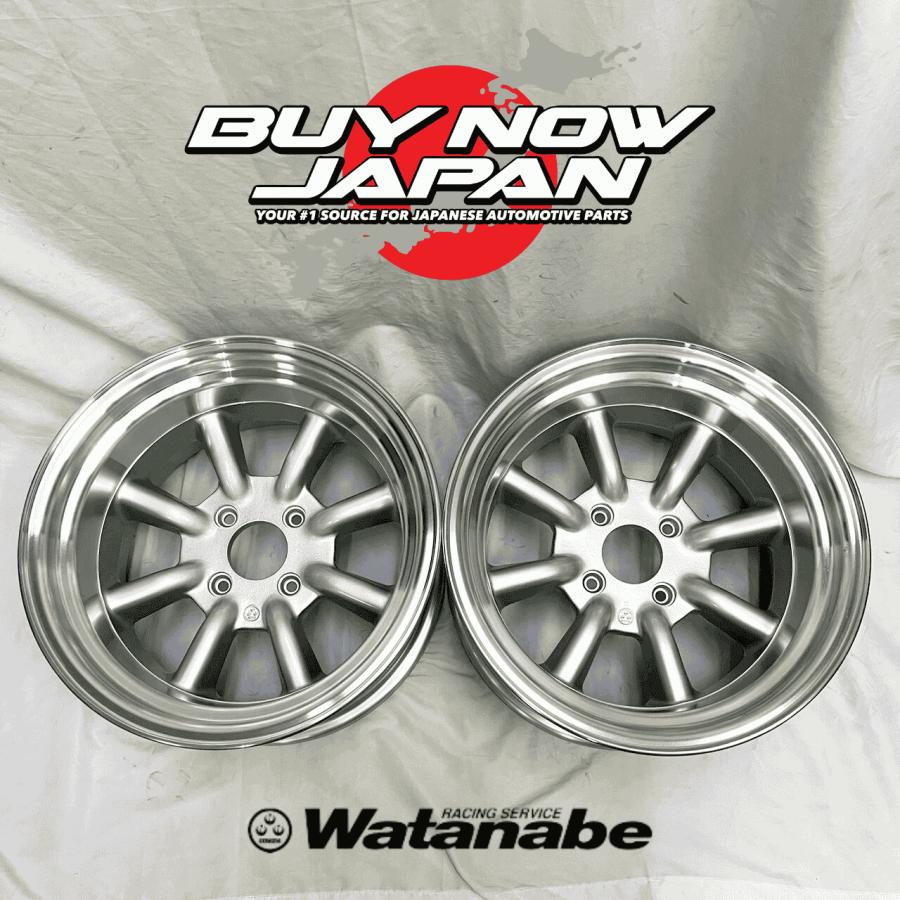 【在庫ありの場合即納】RS Watanabe R TYPE 16×9.5J-19 4H-114.3 シルバーメタリックxリムS/ 16インチ ...