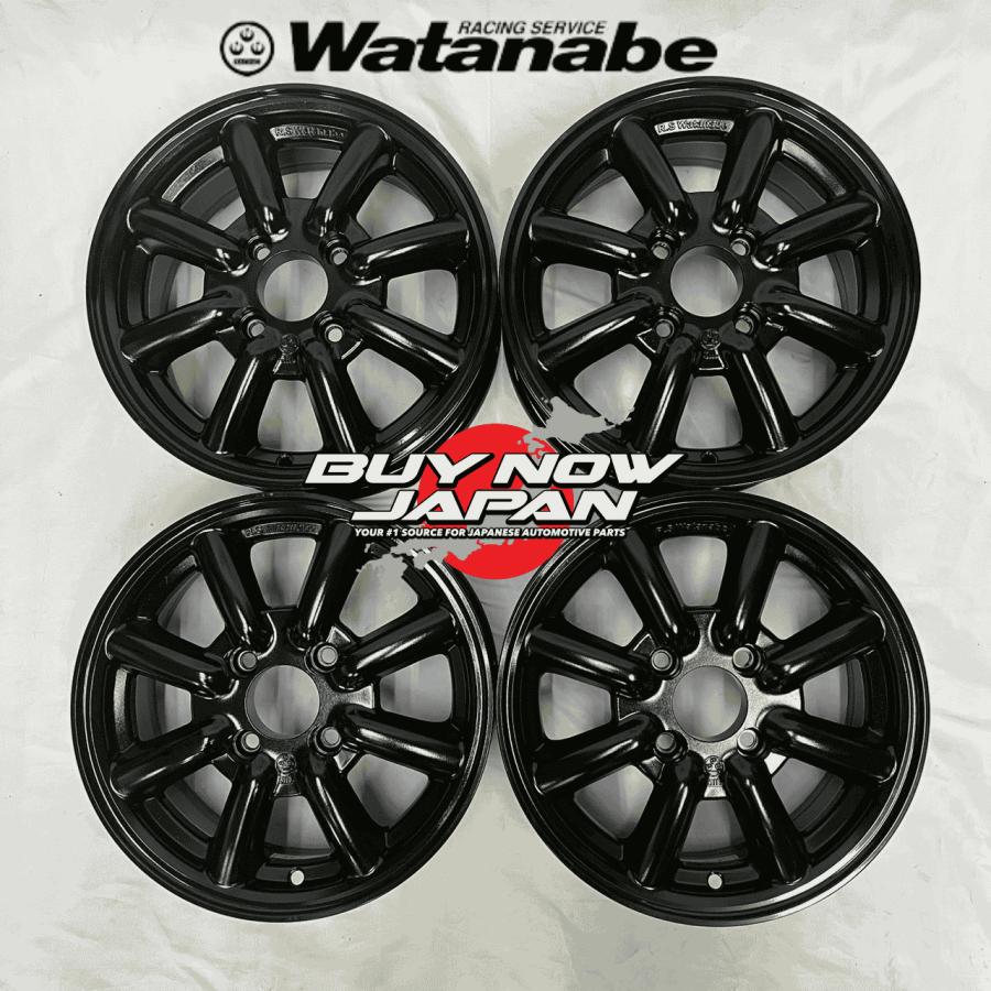 ワタナベ 13/4H/100 ホイール４本 在庫ありの場合即納】4本セット RS Watanabe F8F TYPE 13×5J+40