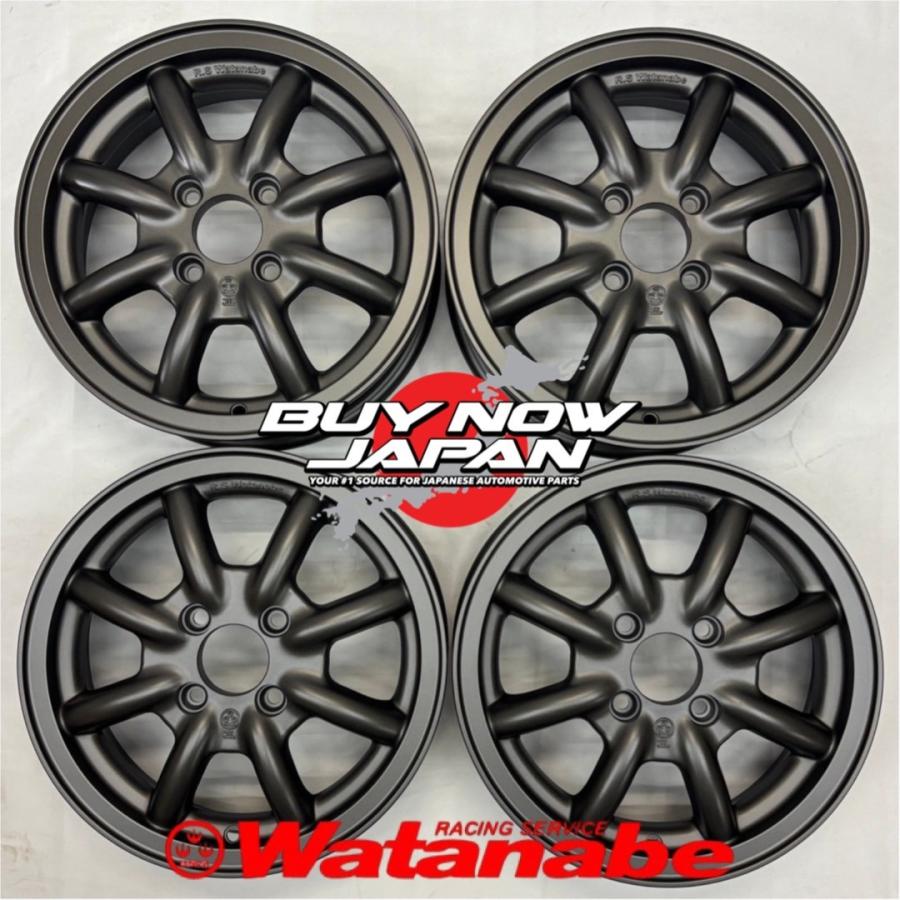 4本セット RS Watanabe F8F TYPE 14×4.5J+45 4H-100 ブラック 軽 4本セット RS Watanabe F8F TYPE 14×4.5J+45 4H-100 ブラック 軽