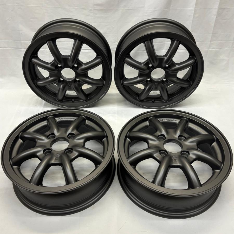 4本セット RS Watanabe F8F TYPE 14×4.5J+45 4H-100 ブラック 軽 4本セット RS Watanabe F8F TYPE 14×4.5J+45 4H-100 ブラック 軽
