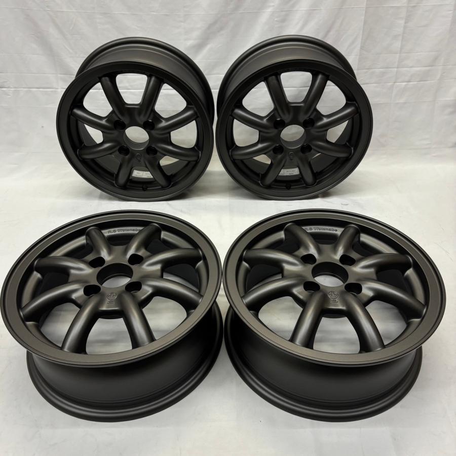 4本セット RS Watanabe F8F TYPE 14×5.5J+40 4H-100 ブラック 軽 4本セット RS Watanabe F8F TYPE 14×5.5J+40 4H-100 ブラック 軽