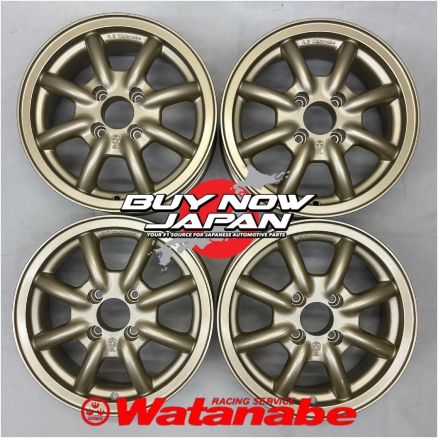 4本セット RS Watanabe F8F TYPE 14×5.5J +40 4H-100 ゴールド 4本セット RS Watanabe F8F TYPE 14×5.5J +40 4H-100 ゴールド