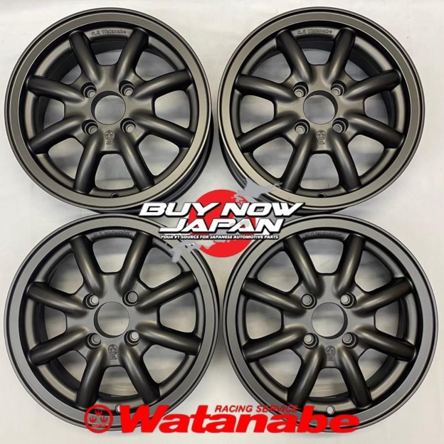 4本セット RS Watanabe F8F TYPE 14×5J +45 4H-100 ブラック 軽 4本セット RS Watanabe F8F TYPE 14×5J +45 4H-100 ブラック 軽