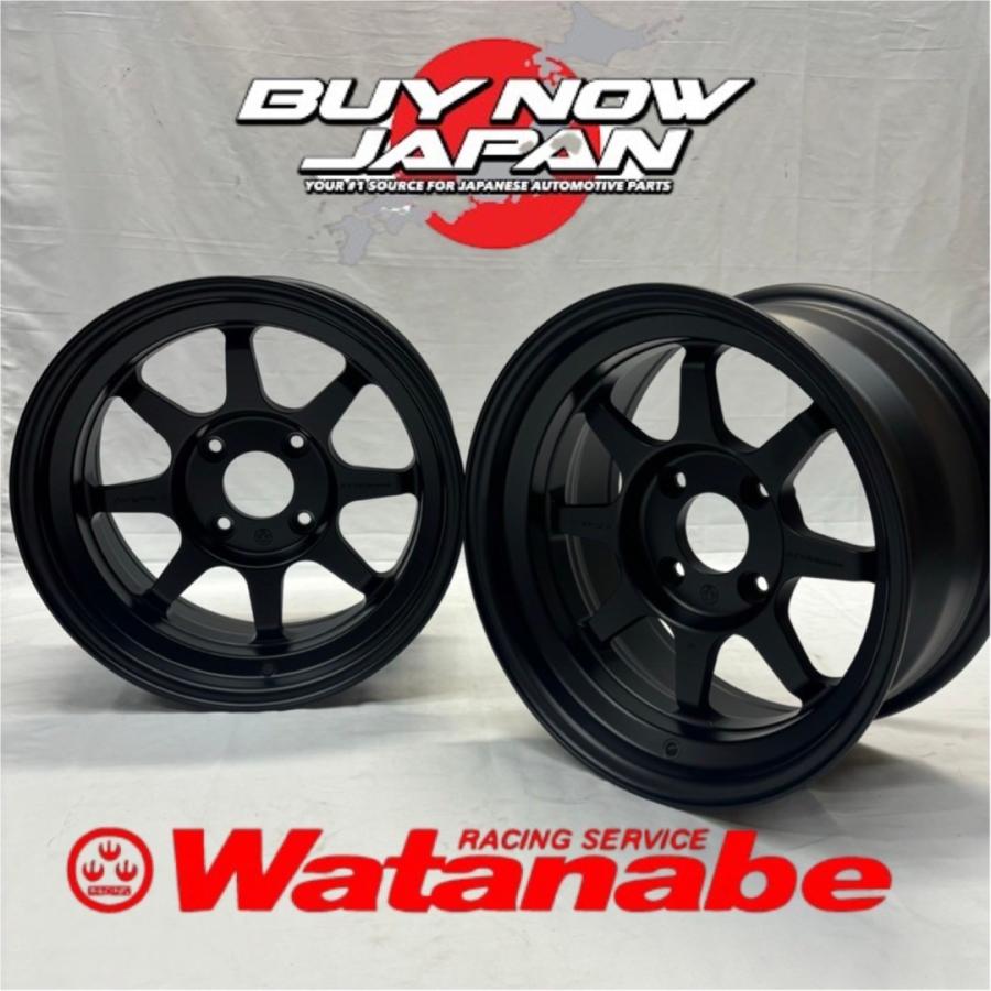 在庫あり即納】RS Watanabe Forging-R 15×8J ±0 4H-114.3 艶消し 在庫あり即納】RS Watanabe Forging-R 15×8J ±0 4H-114.3 艶消し