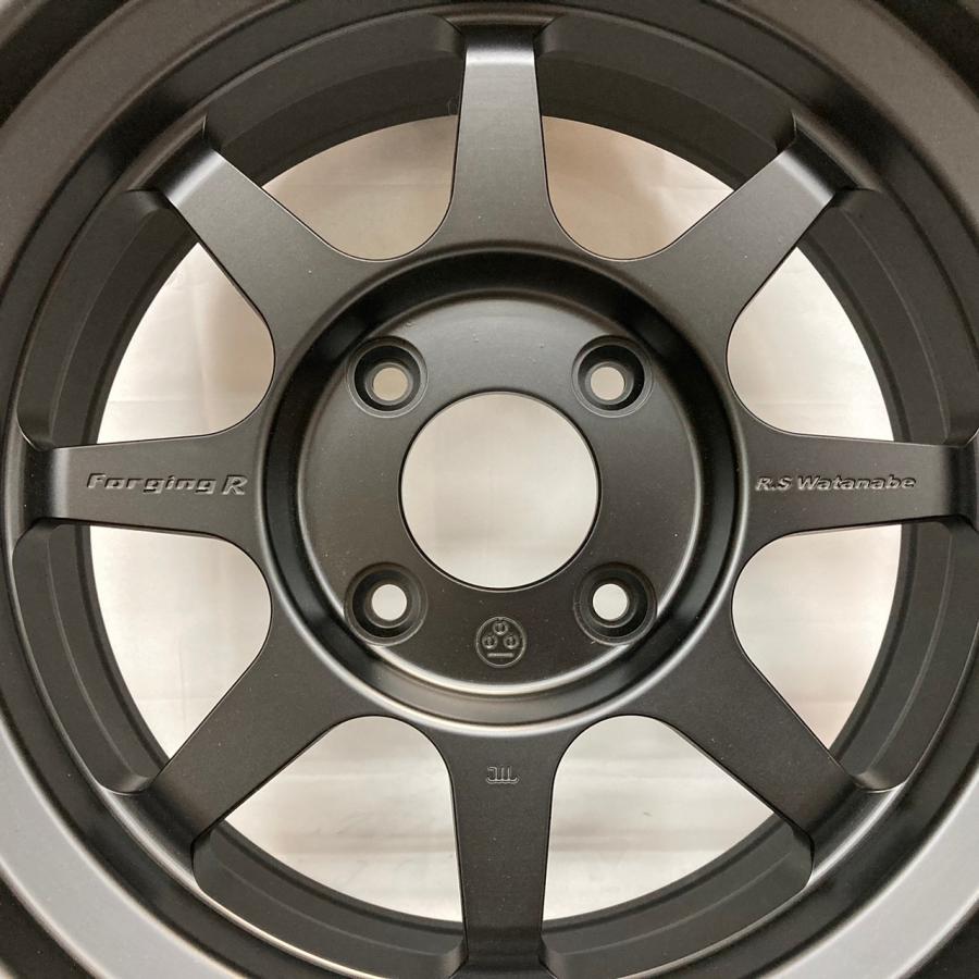 在庫あり即納】RS Watanabe Forging-R 15×8J ±0 4H-114.3 艶消し 在庫あり即納】RS Watanabe Forging-R 15×8J ±0 4H-114.3 艶消し