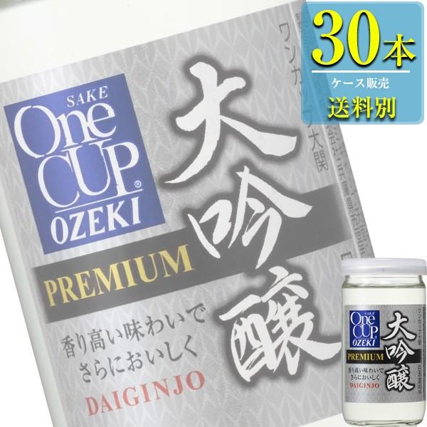 大関 ワンカップ 大吟醸 180ml瓶 x 30本ケース販売 (清酒) (日本酒) (兵庫)｜drikin