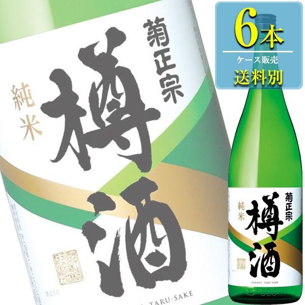 菊正宗 上撰 純米樽酒 1.8L瓶 x 6本ケース販売 (清酒) (日本酒) (兵庫)｜drikin