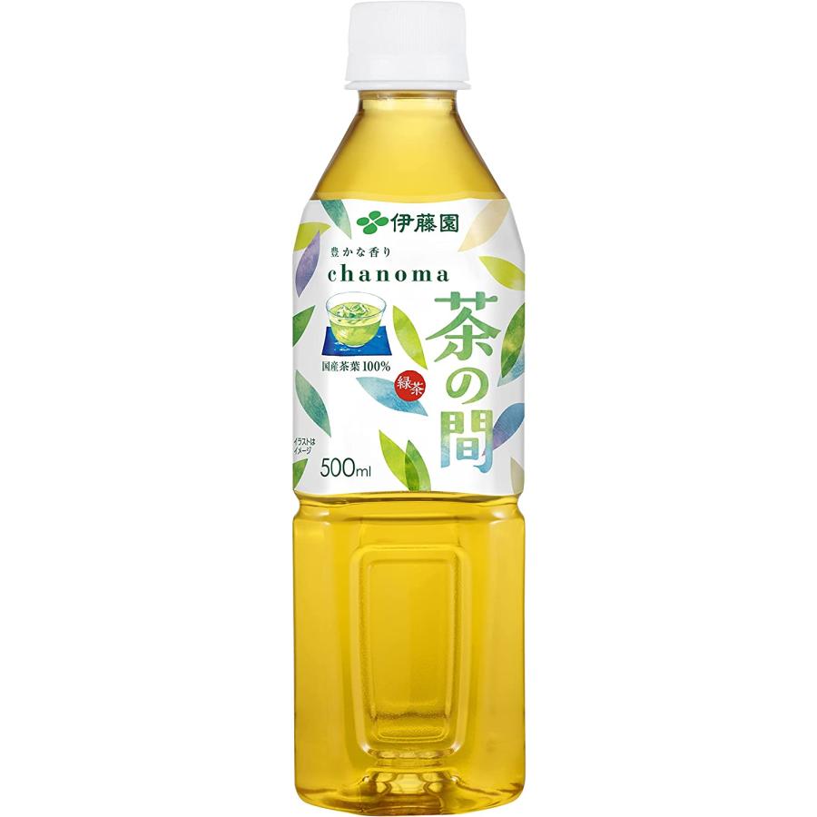 伊藤園（ITO EN） 茶の間 緑茶 PET 500ml×24本 : ドリンク ネクスト