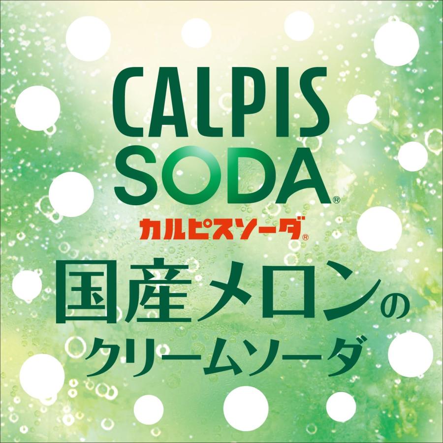 アサヒ飲料 カルピスソーダ 国産メロンのクリームソーダ 500ml×24本｜drink-next｜03