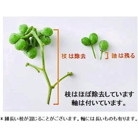 実山椒 冷凍 朝倉山椒 関西産 500g 【アク抜き済・枝取り済】 山椒 下処理済　本場兵庫・京都・奈良・和歌山県産北海道・沖縄へは別途送料1000円　 |  | 04