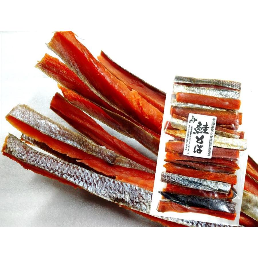 新物 2025年秋水揚げの原料 無添加 北海道産プレミアム鮭トバ 300g 鮭とば さけとば サケトバ【約10センチカット】＊ネコポス便でポスト投函（日時指定不可） | 