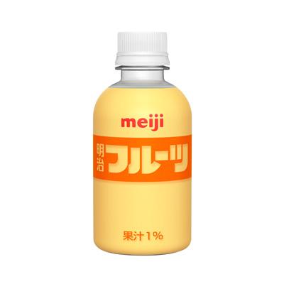テディベア　　フルーツ牛乳 ペットボトル フルーツ 牛乳 明治 PET 220ml×24本 : ドリンクマン
