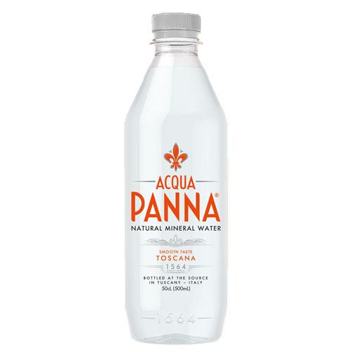 ナチュラルミネラルウォーター アクアパンナ 500ml 48本 天然水 中硬水