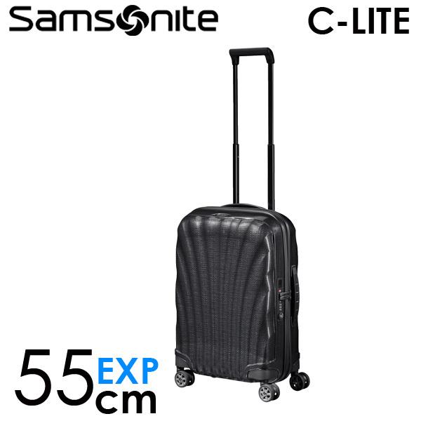 サムソナイト C-LITE シーライト スピナー 55cm コスモライト EXP ブラック Samsonite C-lite Spinner 134679-1041 スーツケース｜drinkmarchais