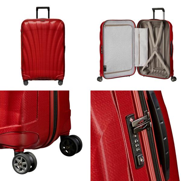 サムソナイト（Samsonite）　シーライト　スピナー75　チリレッド Samsonite サムソナイト スーツケース シーライト 75cm 94L
