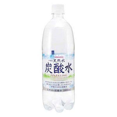 伊賀の炭酸水　1Ｌ（1000ｍｌ）　1ケース（12本入）サンガリア　｜drinksenmonten