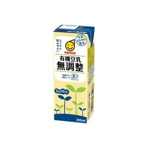 有機豆乳　無調整　200ｍｌ　1ケース（24本入）マルサン　×　2ケース｜drinksenmonten