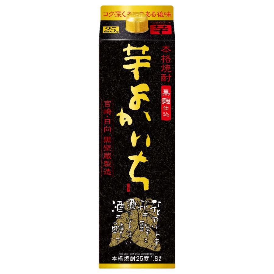 黒よかいち 芋焼酎 25度 1.8L 1ケース（6本入）宝酒造株式