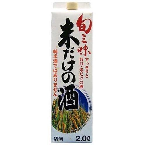 旬三昧 米だけの酒 14度 2L 1ケース（6本入）福徳長酒類株式会社