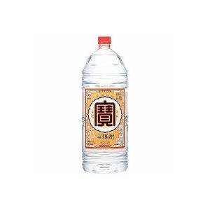 宝焼酎 25% 4本入り 宝酒造 寶 宝焼酎 純 25度 ペットボトル 4000ml 4L×4本 1ケース 甲類