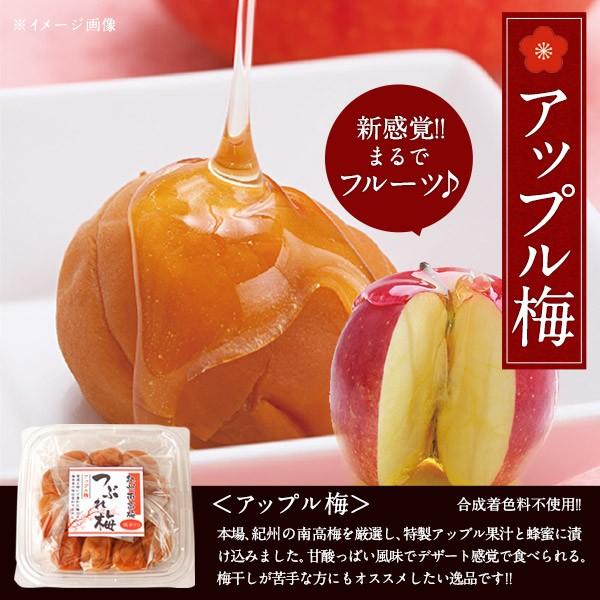 超低塩！塩分3％！紀州南高梅つぶれ梅 3kgセット[しそ梅・はちみつ梅・アップル梅] 選り取り［常温］【3〜4営業日以内に出荷】送料無料_5