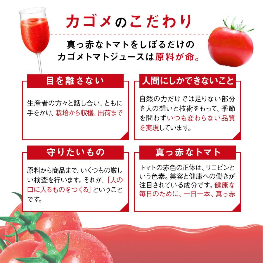 カゴメ トマトジュース 食塩無添加 720ml スマート PET × 30本 [15本×2